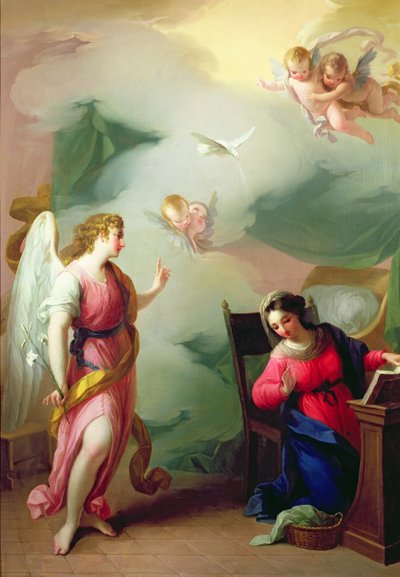 The Annunciation by Giuseppe Velasco or Velasquez